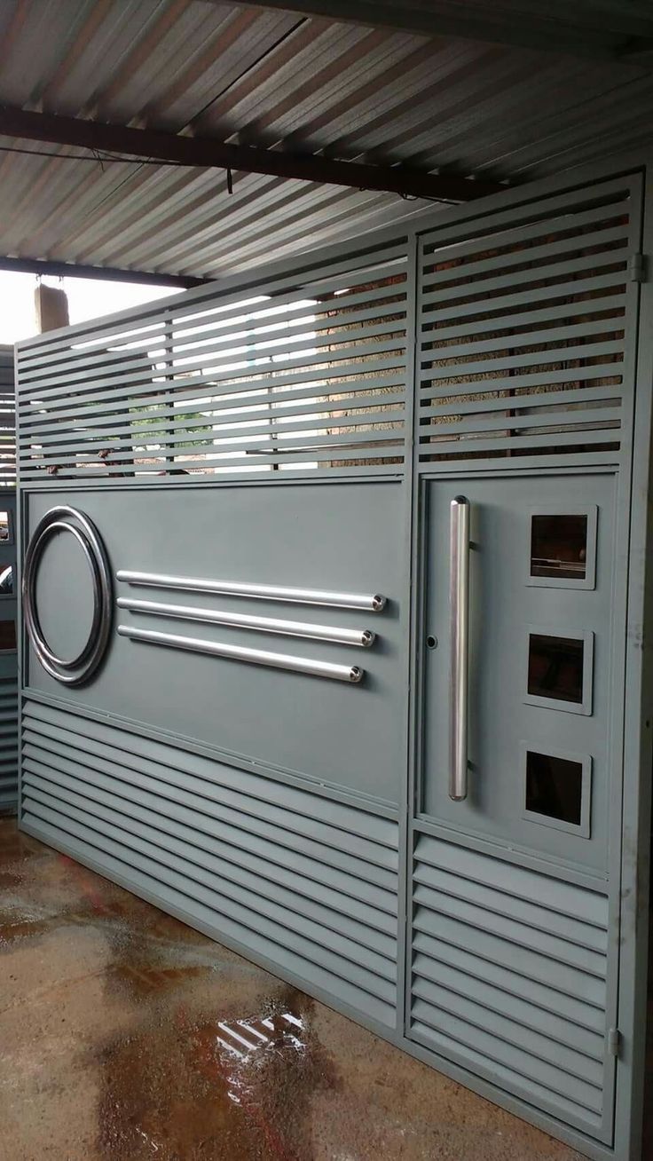 Aluminium works — custom gate